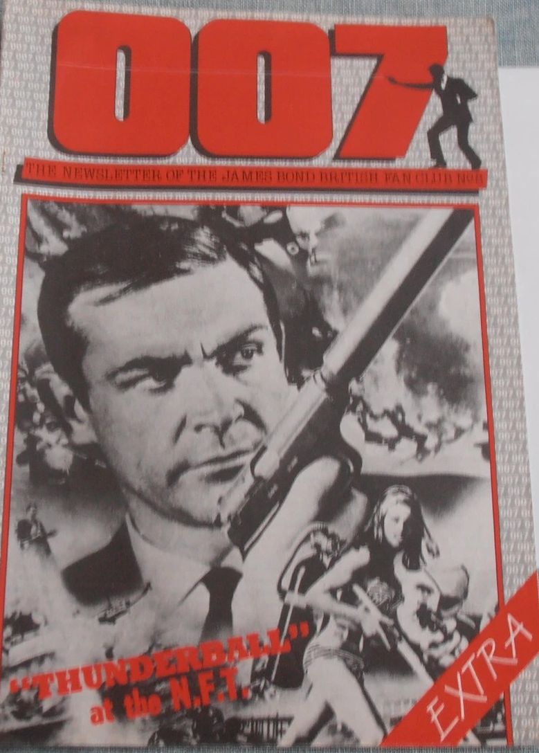 007 EXTRA/NEWSLETTER magazine side cover Issue 8   1990