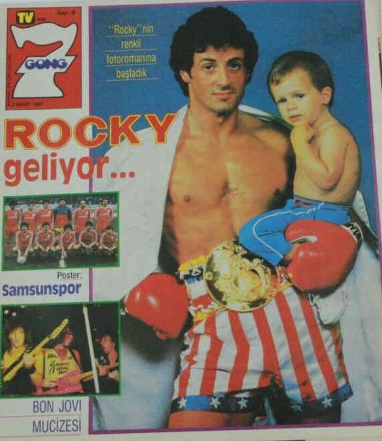 SEVEN GONG magazine side cover Issue 9 2 March 1987
