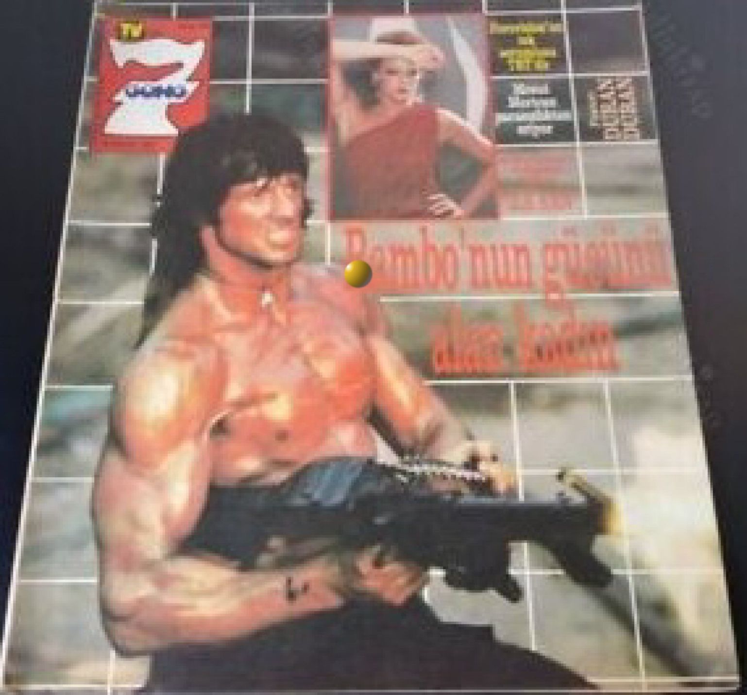 SEVEN GONG magazine side cover   1987