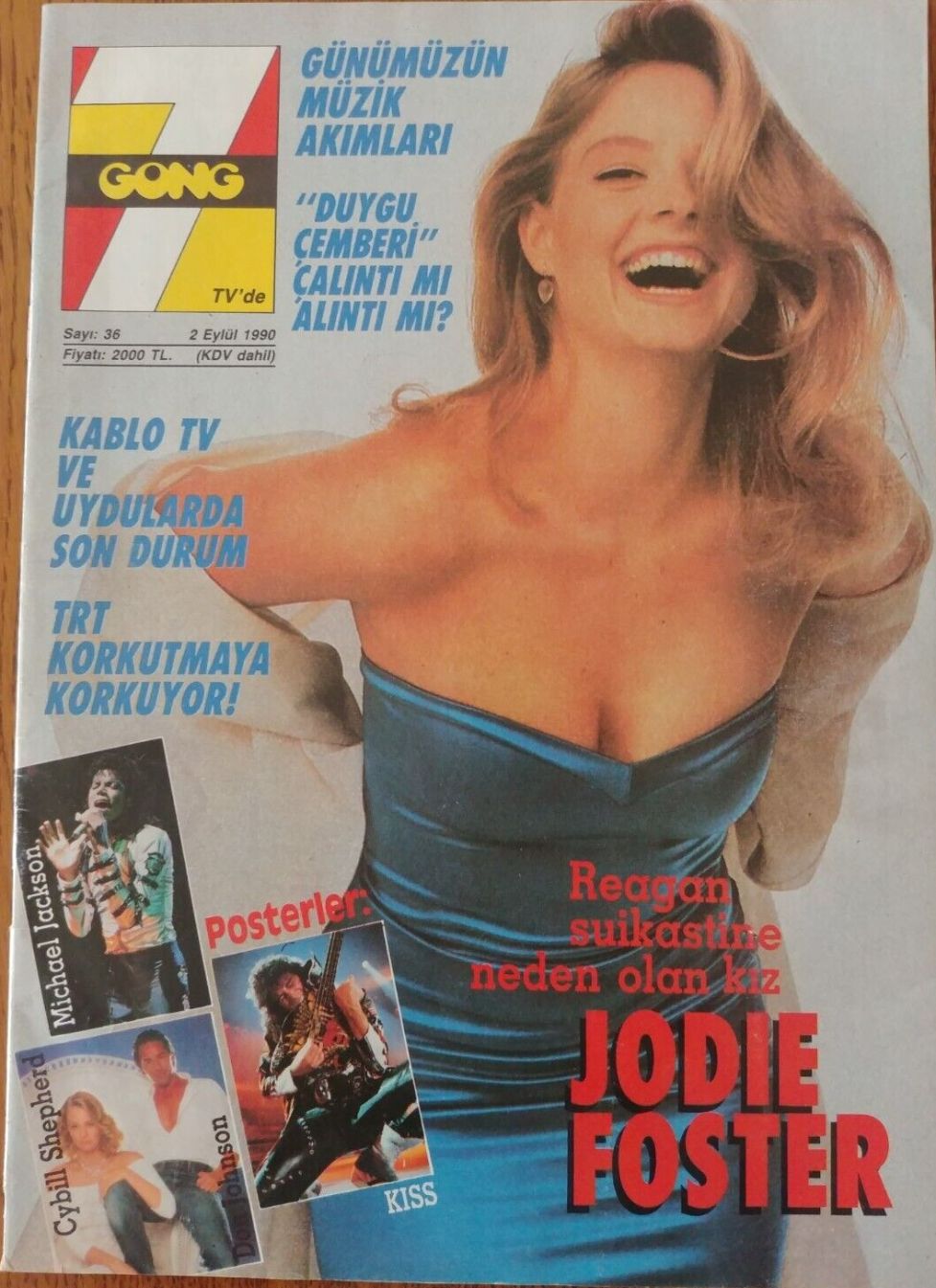 SEVEN GONG magazine side cover 2 September 1990