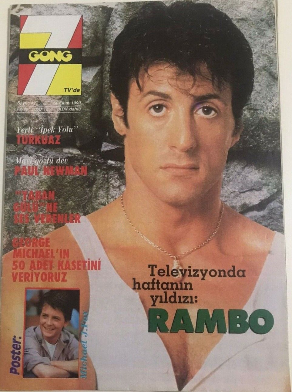 SEVEN GONG magazine side cover Issue 42  October 1990