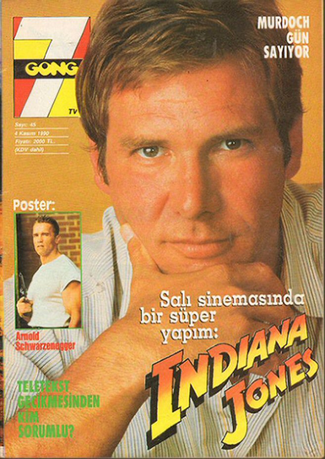 SEVEN GONG magazine side cover Issue 45 4 November 1990