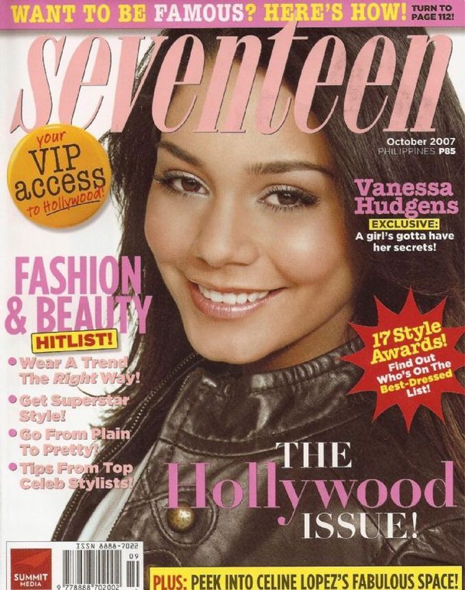 SEVENTEEN PHILIPPINES magazine side cover  October 2007