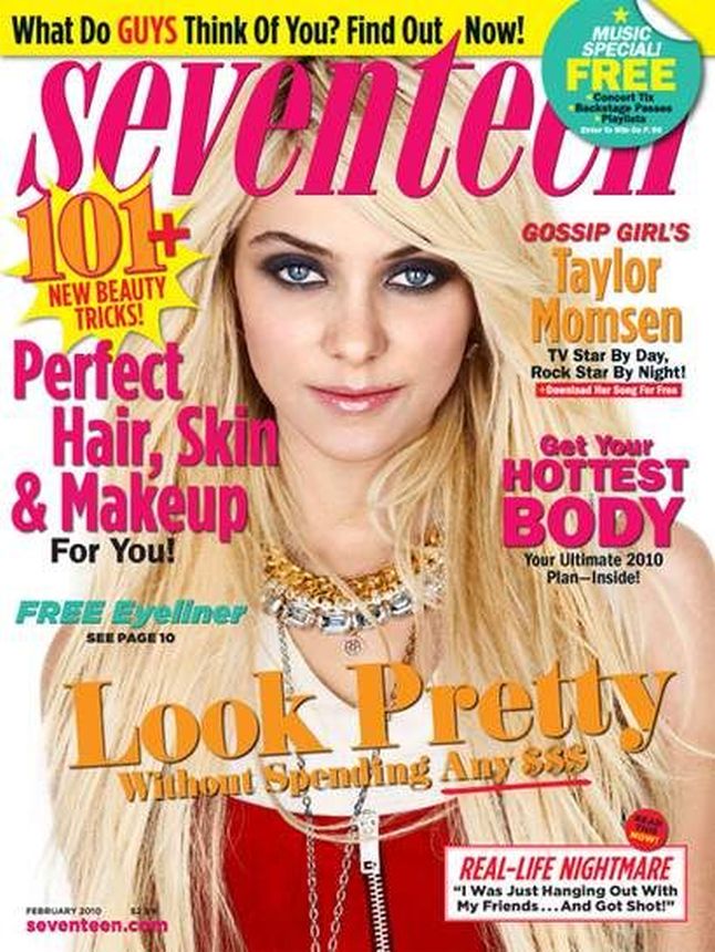 SEVENTEEN SOUTH AFRICA magazine side cover  February 2010