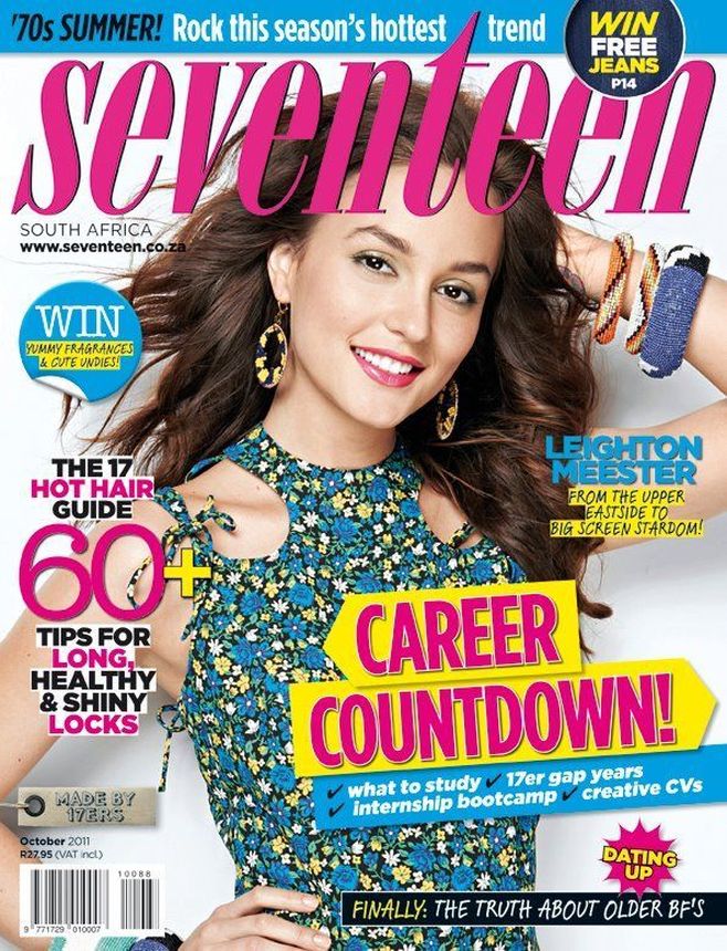 SEVENTEEN SOUTH AFRICA magazine side cover  October 2011