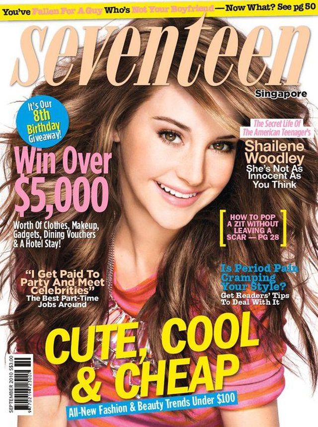 SEVENTEEN SINGAPORE magazine side cover  September 2010