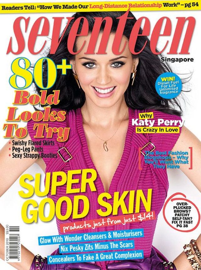 SEVENTEEN SINGAPORE magazine side cover  October 2010