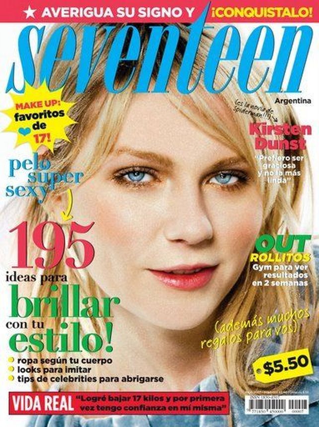SEVENTEEN ARGENTINA magazine side cover  May 2007