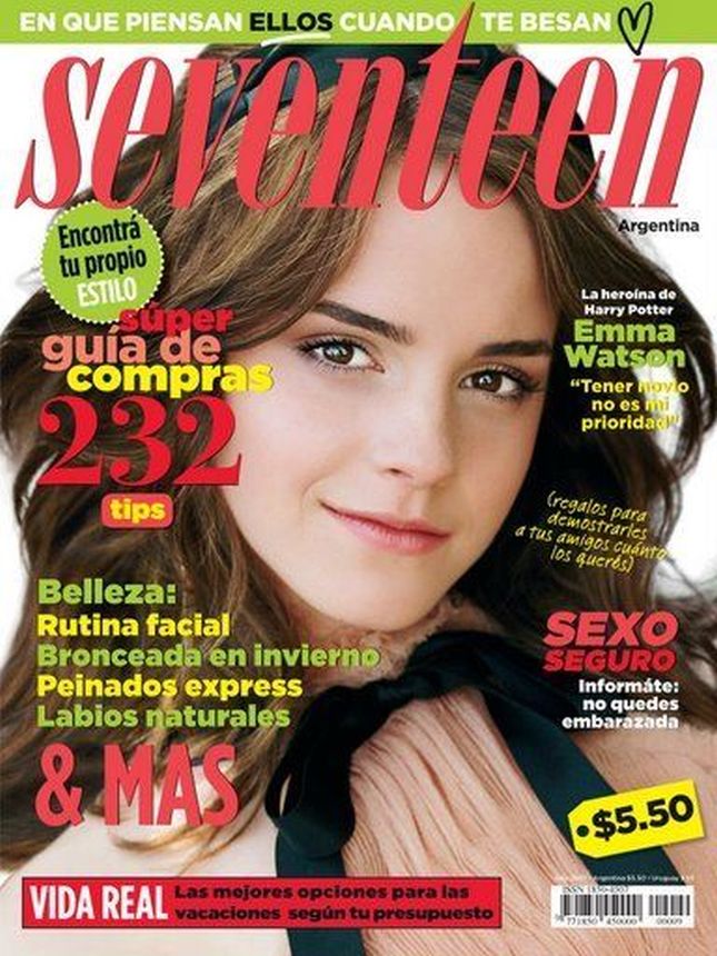 SEVENTEEN ARGENTINA magazine side cover  July 2007