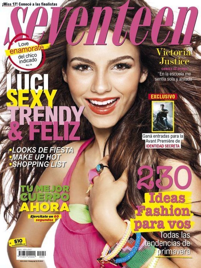 SEVENTEEN ARGENTINA magazine side cover  September 2011