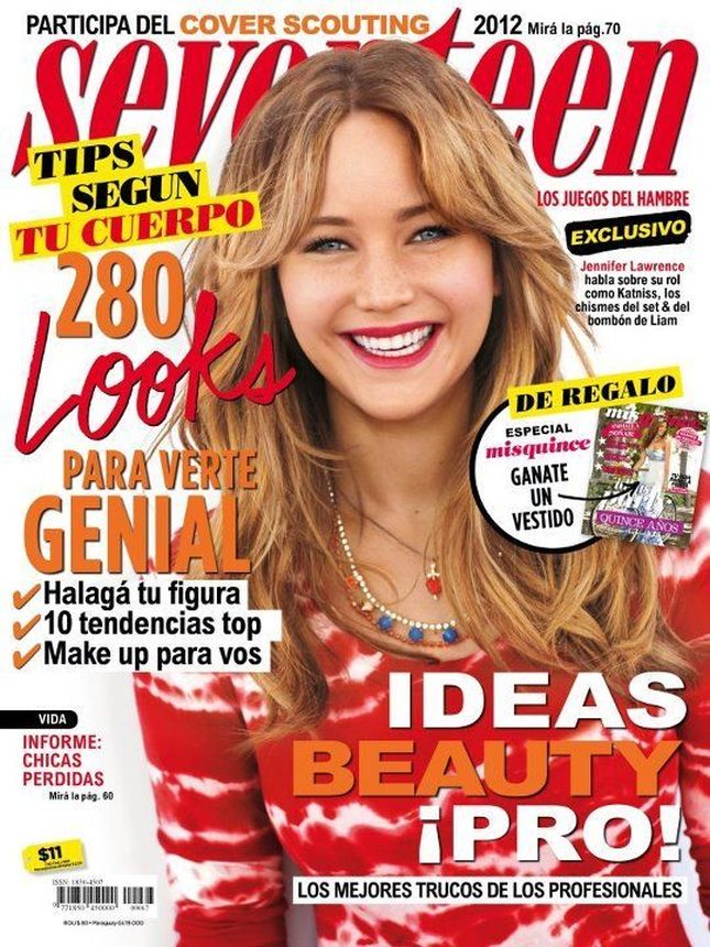 SEVENTEEN ARGENTINA magazine side cover  May 2012