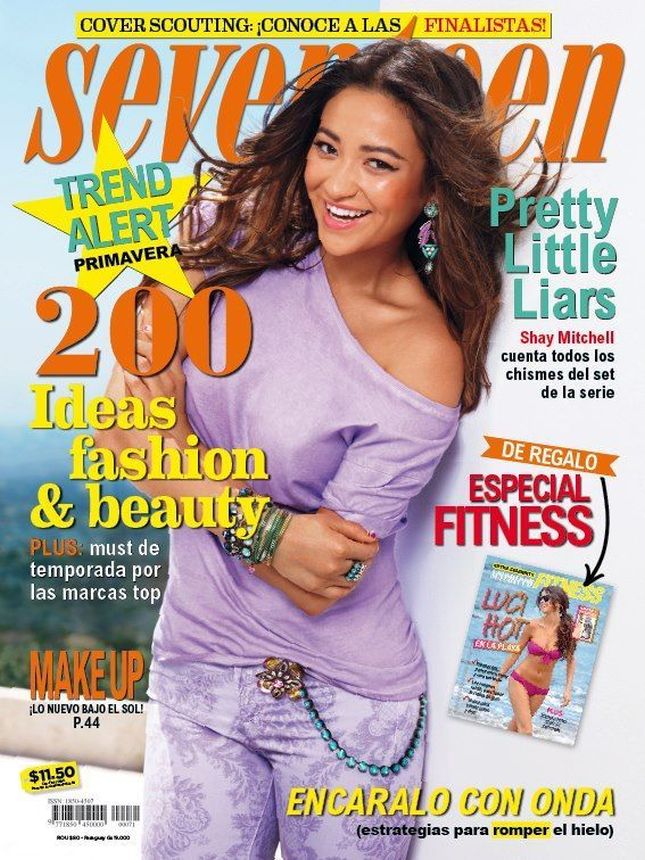 SEVENTEEN ARGENTINA magazine side cover  September 2012