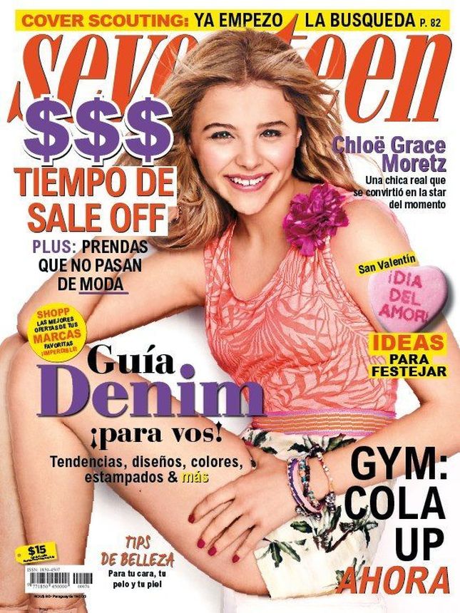 SEVENTEEN ARGENTINA magazine side cover  February 2013