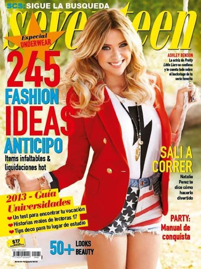 SEVENTEEN ARGENTINA magazine side cover  August 2013