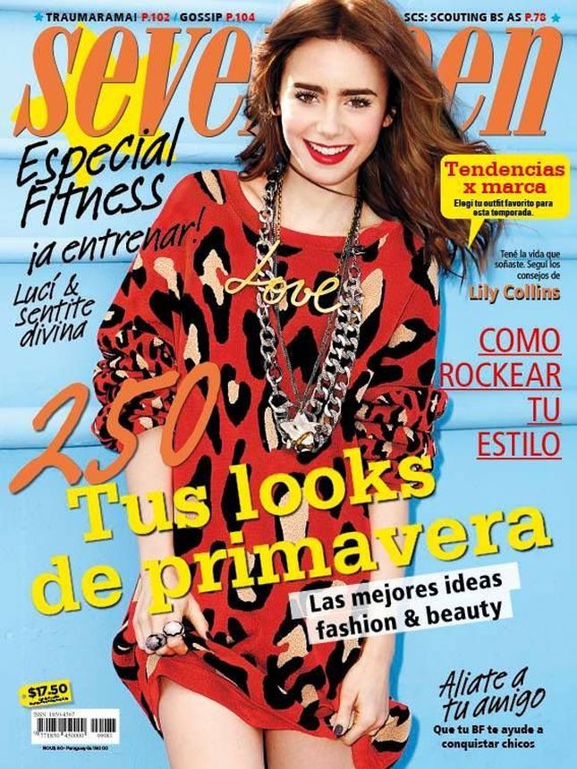 SEVENTEEN ARGENTINA magazine side cover  September 2013