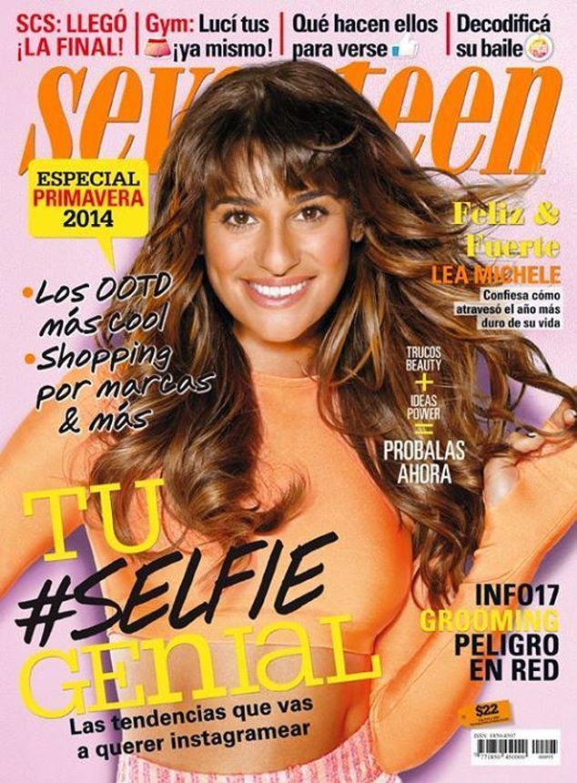 SEVENTEEN ARGENTINA magazine side cover  September 2014