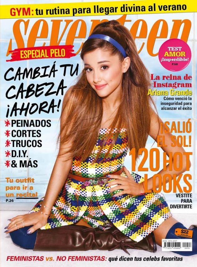 SEVENTEEN ARGENTINA magazine side cover  October 2014
