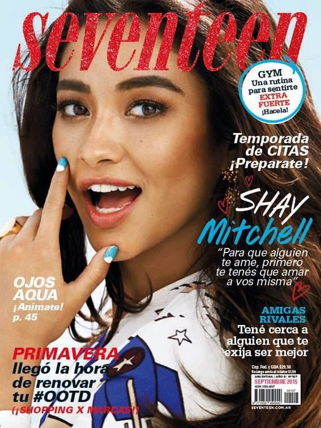 SEVENTEEN ARGENTINA magazine side cover  September 2015