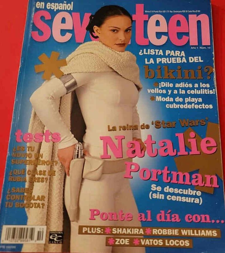 SEVENTEEN MEXICO magazine side cover  July 2002