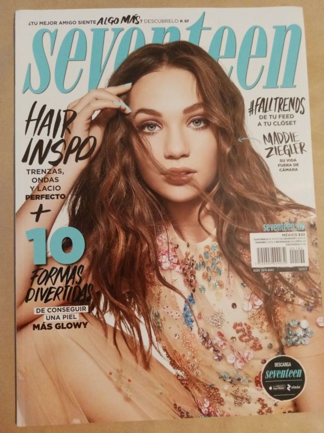 SEVENTEEN MEXICO magazine side cover  November 2017
