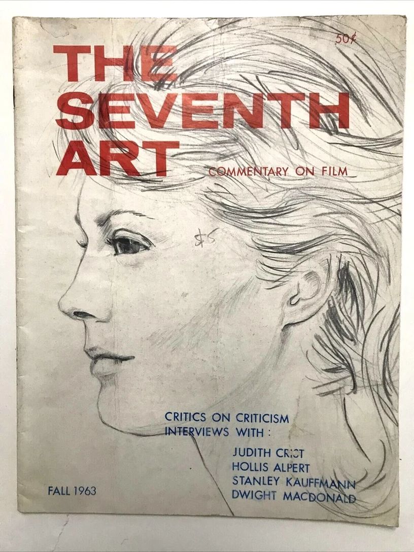 SEVENTH ART |THE magazine side cover Issue 4 Fall 1963