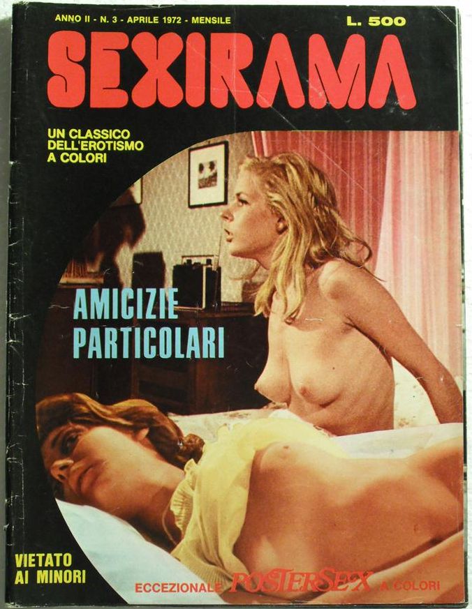 SEXIRAMA magazine side cover Issue 3 April 1972