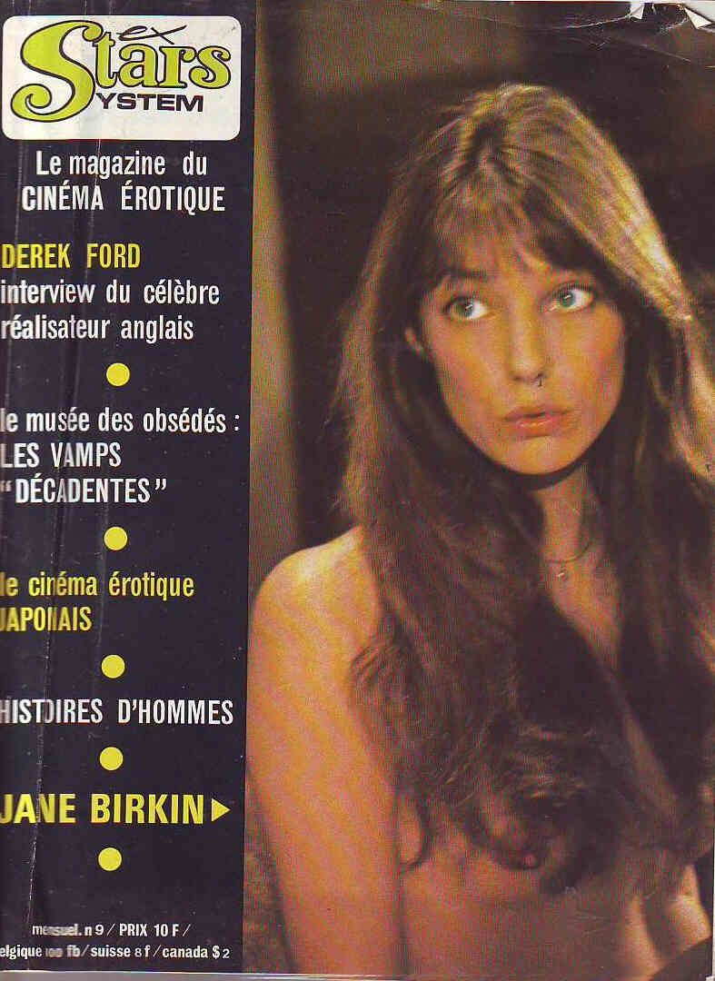 SEX STARS SYSTEM magazine side cover Issue 9 January 1976