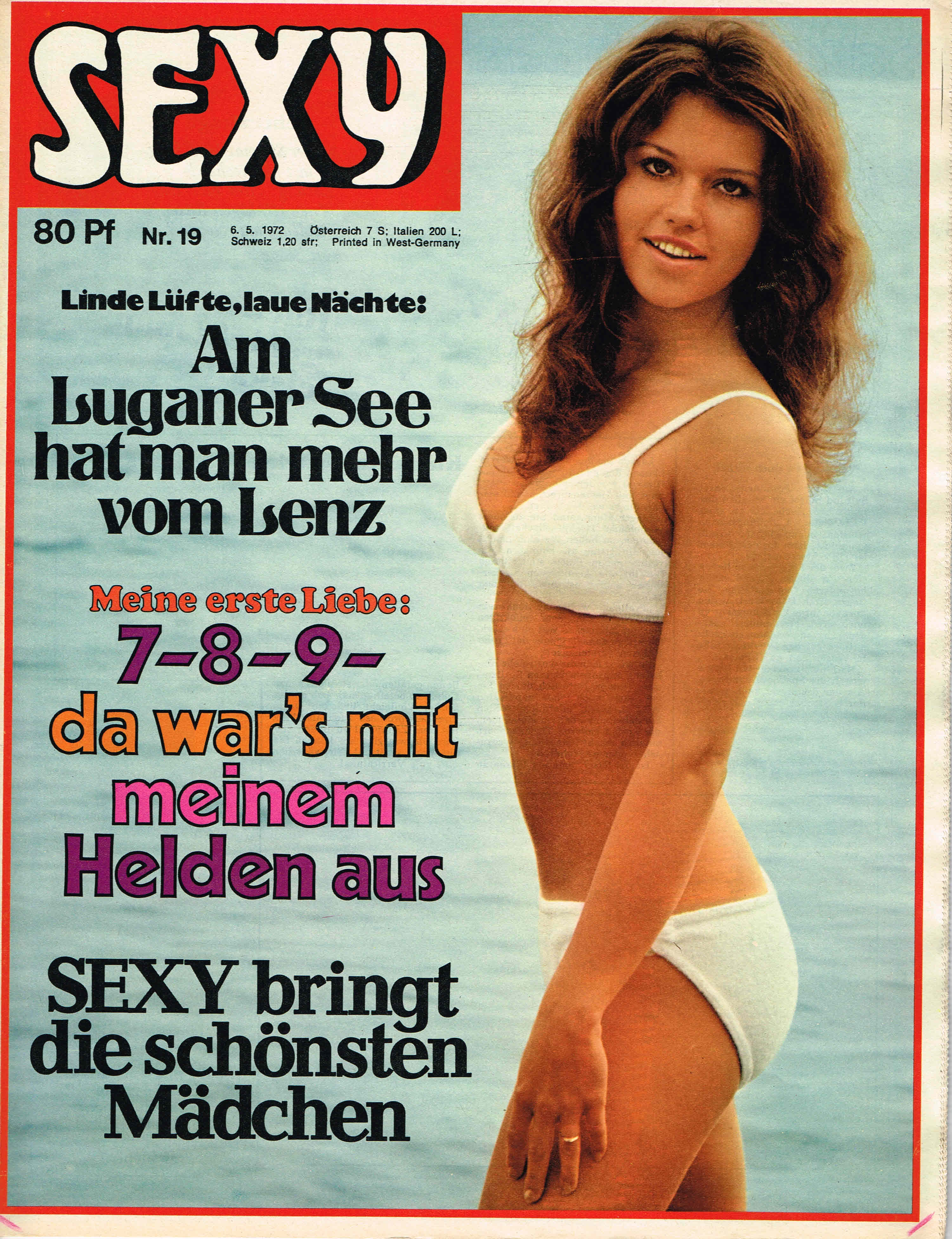 SEXY magazine side cover Issue 19 6 May 1972