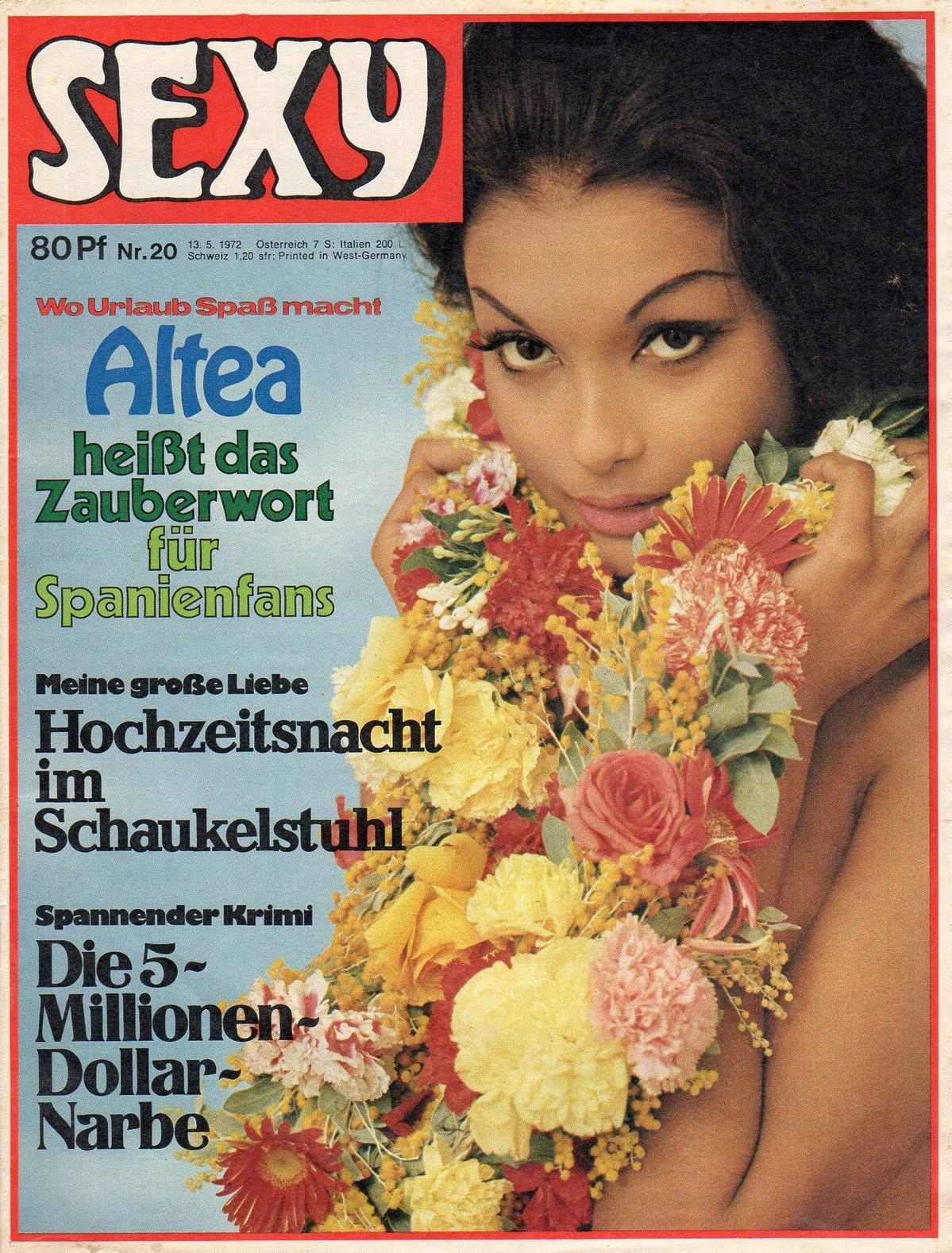 SEXY magazine side cover Issue 20 13 May 1972