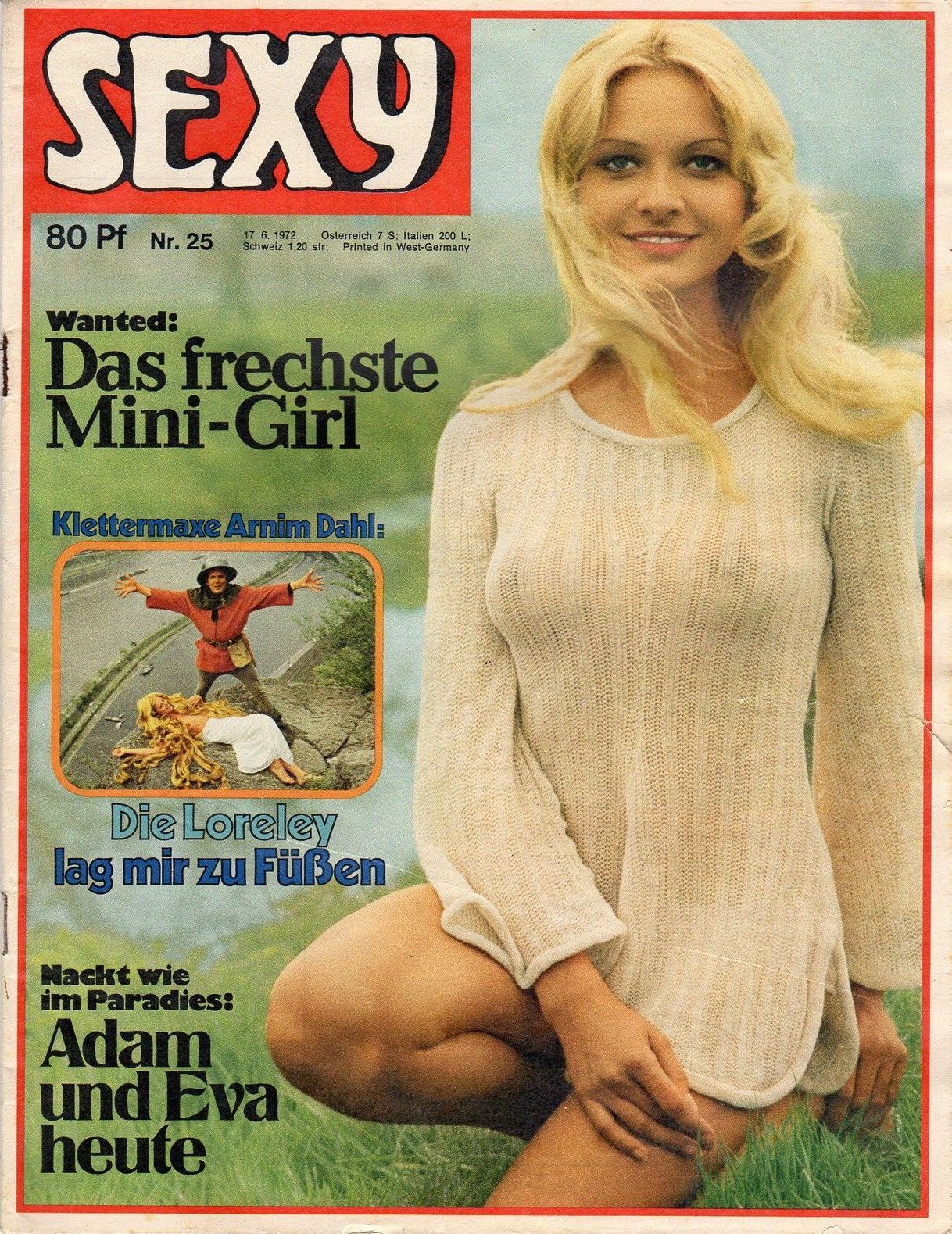 SEXY magazine side cover Issue 25 17 June 1972