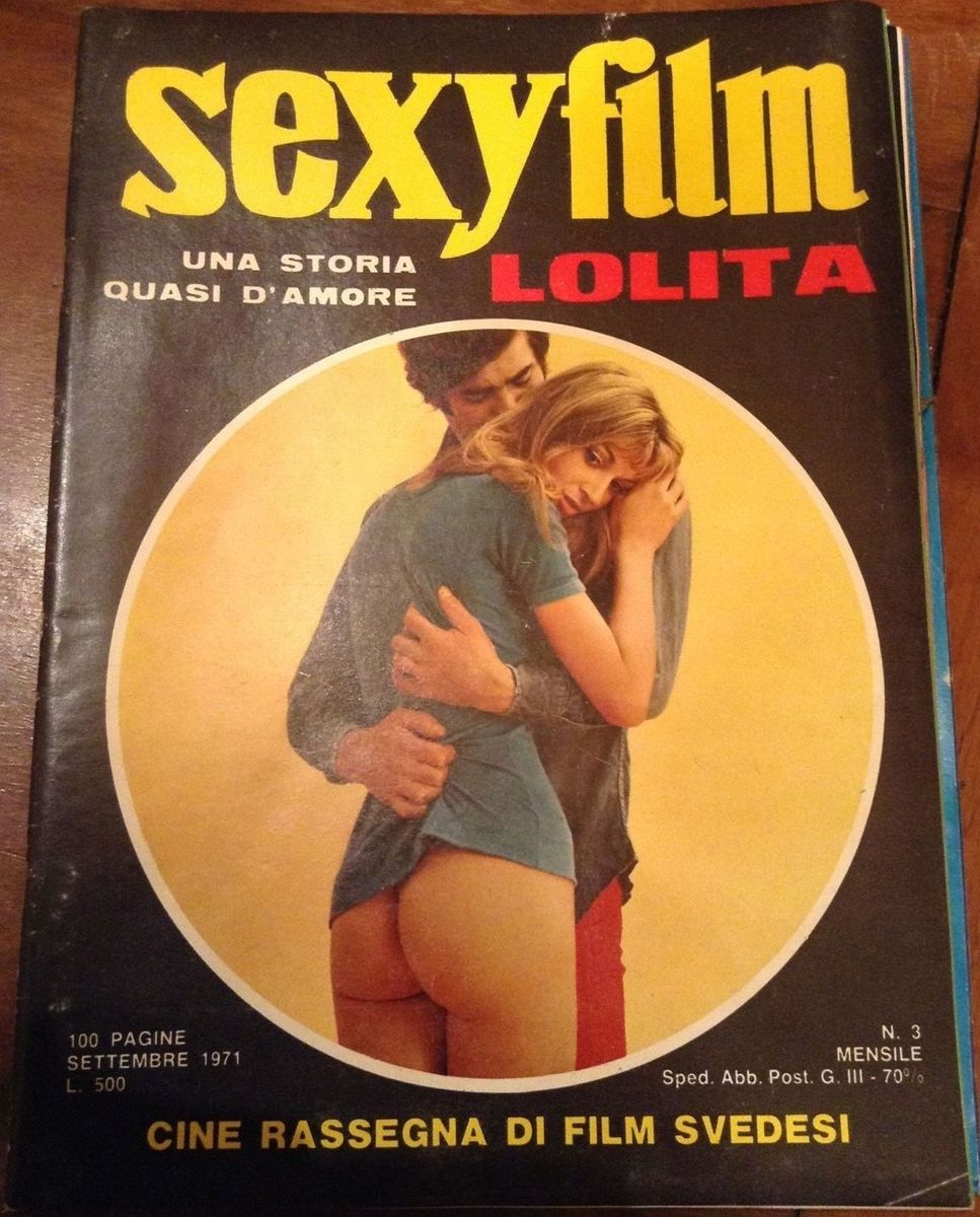 SEXY FILM magazine side cover Issue 3 September 1971
