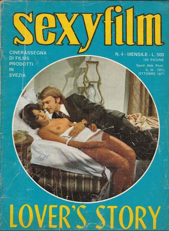 SEXY FILM magazine side cover Issue 4 October 1971