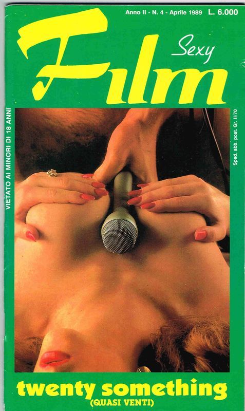 SEXY FILM (80s) magazine side cover Issue 4 April 1989