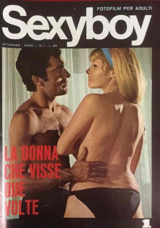 SEXYBOY magazine side cover Issue 1  1960