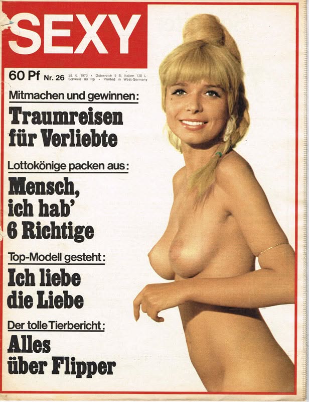 SEXY magazine side cover Issue 26 (#1)  June 1970