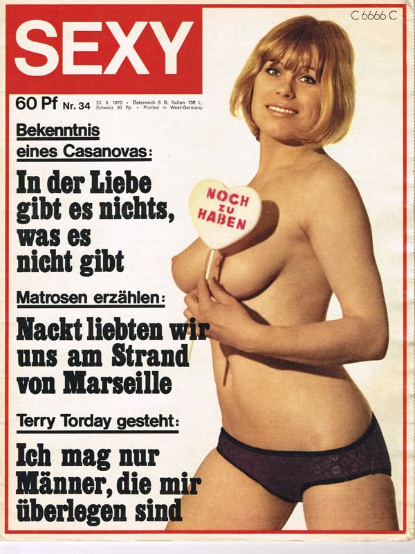 SEXY magazine side cover Issue 34   1970