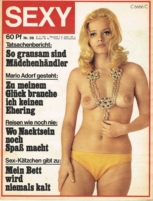 SEXY magazine side cover Issue 39   1970