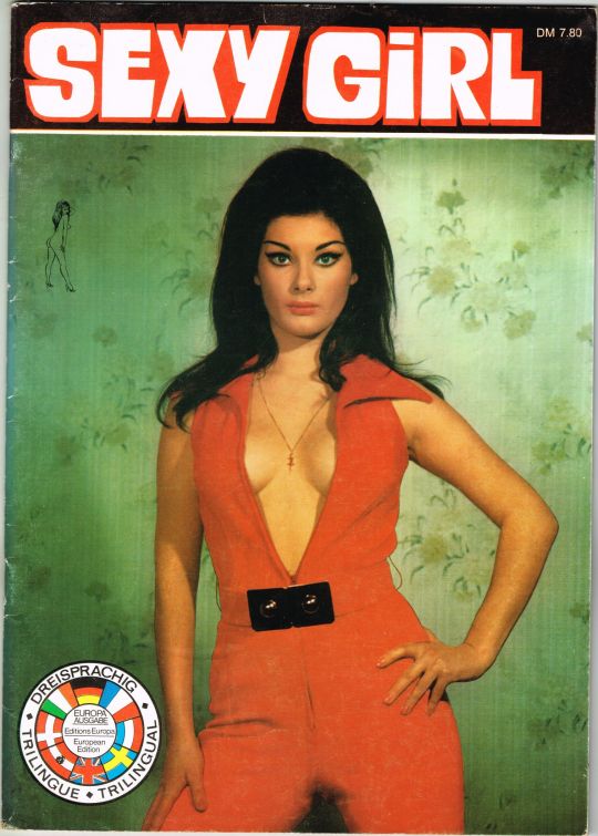 SEXY GIRL magazine side cover   