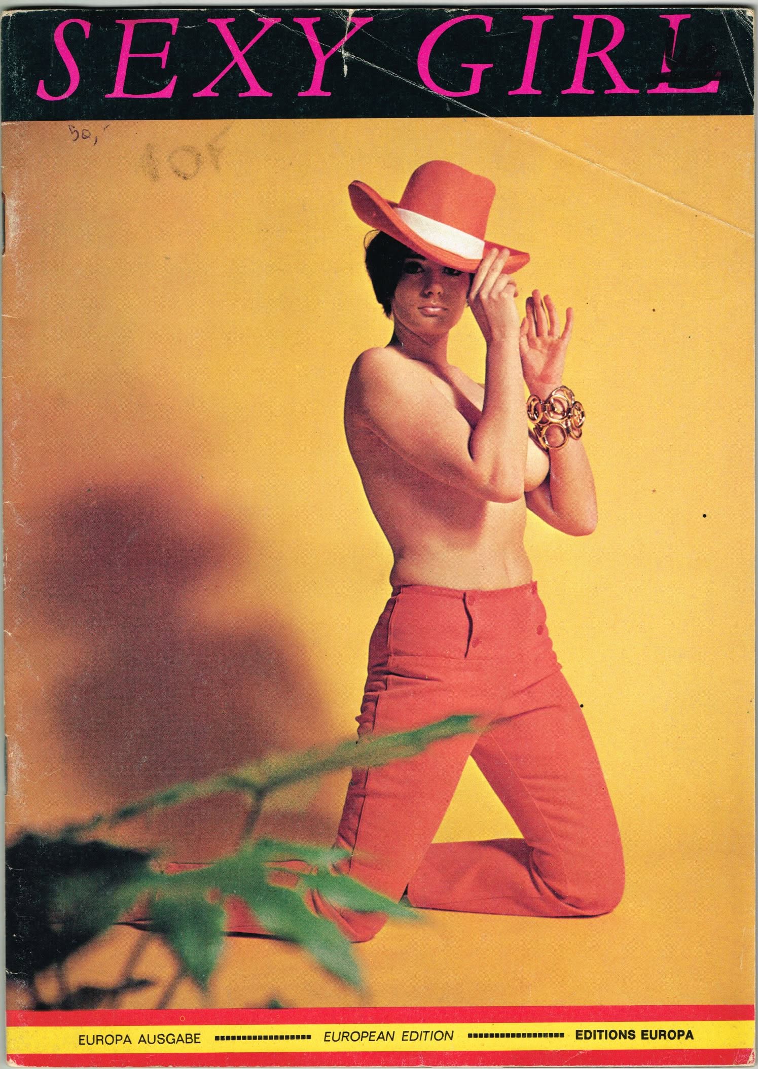 SEXY GIRL magazine side cover Issue 10   1971
