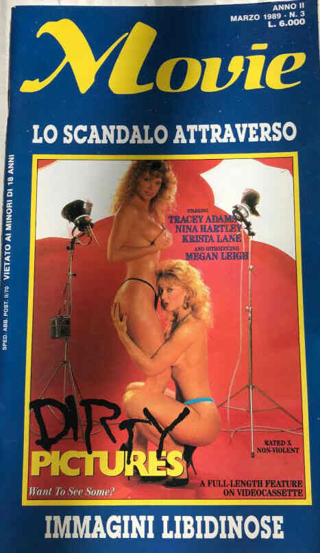 SEXY MOVIE magazine side cover Issue 3  March 1989