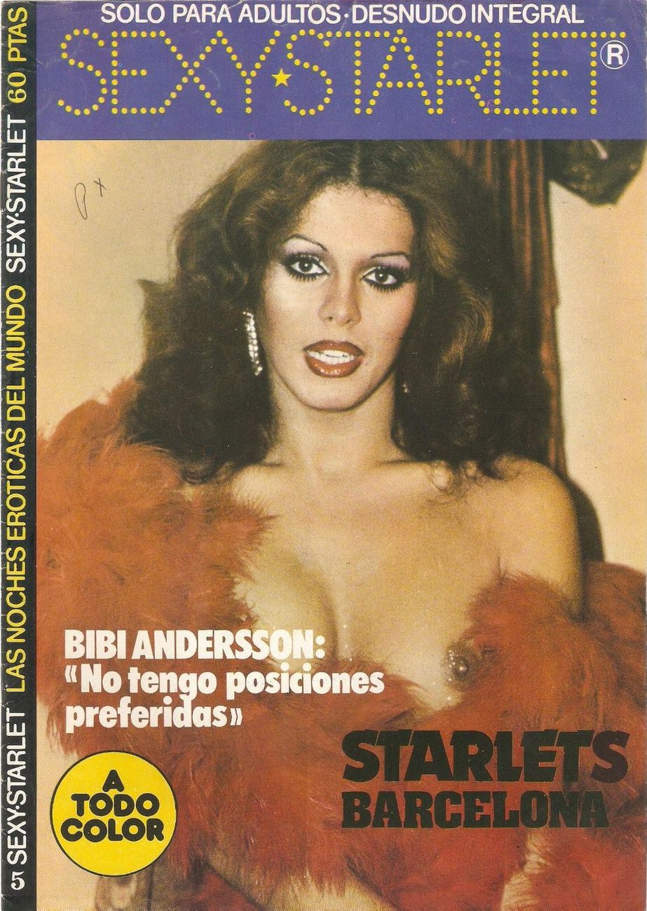 SEXY STARLET magazine side cover Issue 5  1977