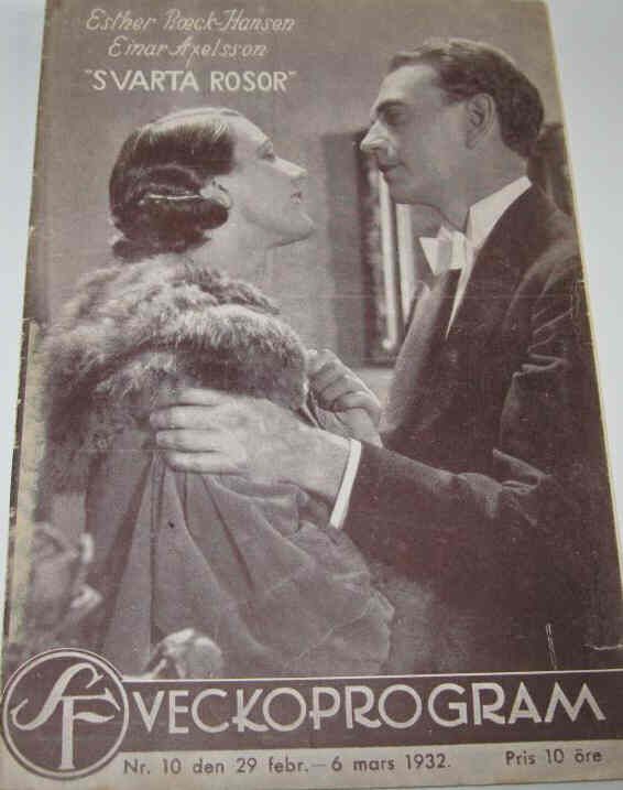 SF NYHETER magazine side cover Issue 10  1932