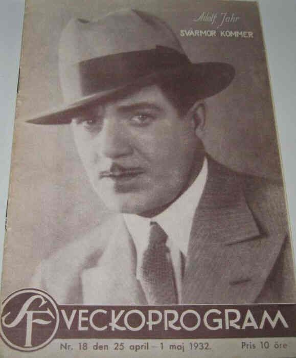 SF NYHETER magazine side cover Issue 18  1932