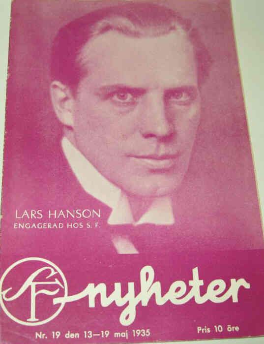 SF NYHETER magazine side cover Issue 19  1935