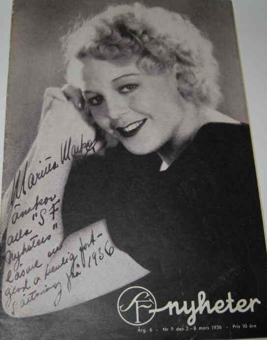 SF NYHETER magazine side cover Issue 9  1936