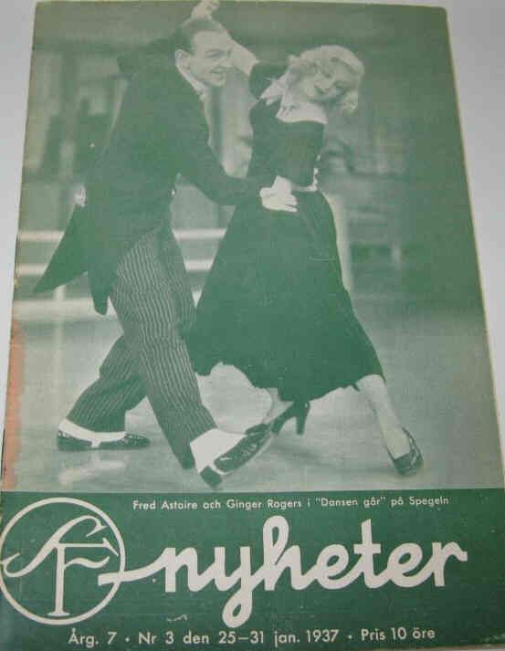 SF NYHETER magazine side cover Issue 3  1937