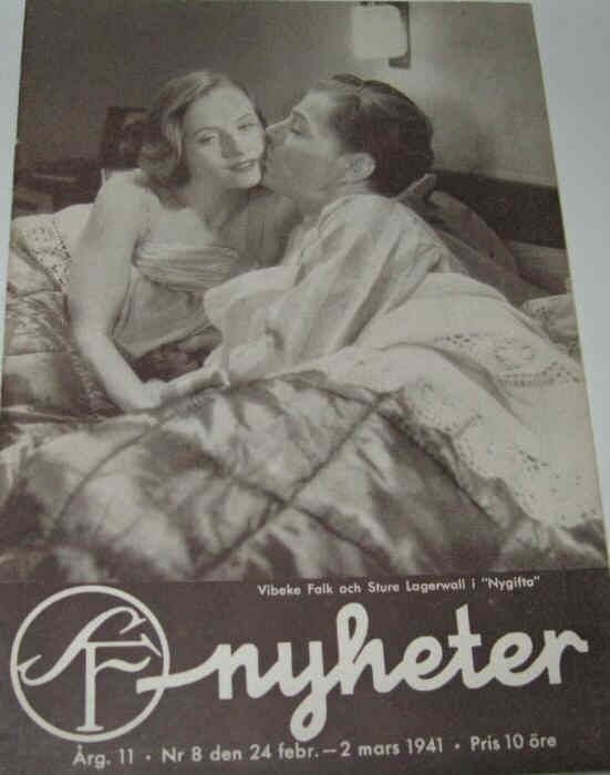 SF NYHETER magazine side cover Issue 8  1941
