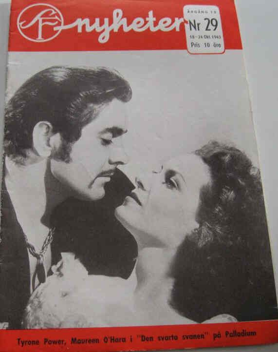 SF NYHETER magazine side cover Issue 29  1943
