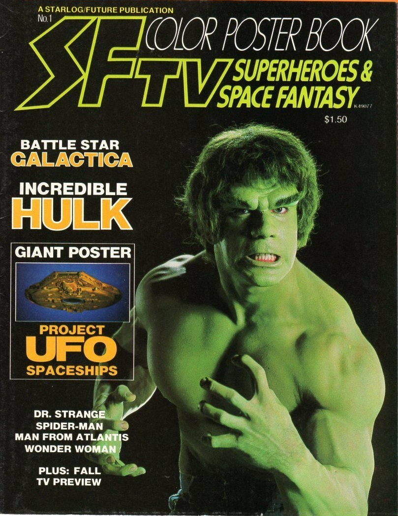 SF COLOR POSTER BOOK magazine side cover Issue 1   1978