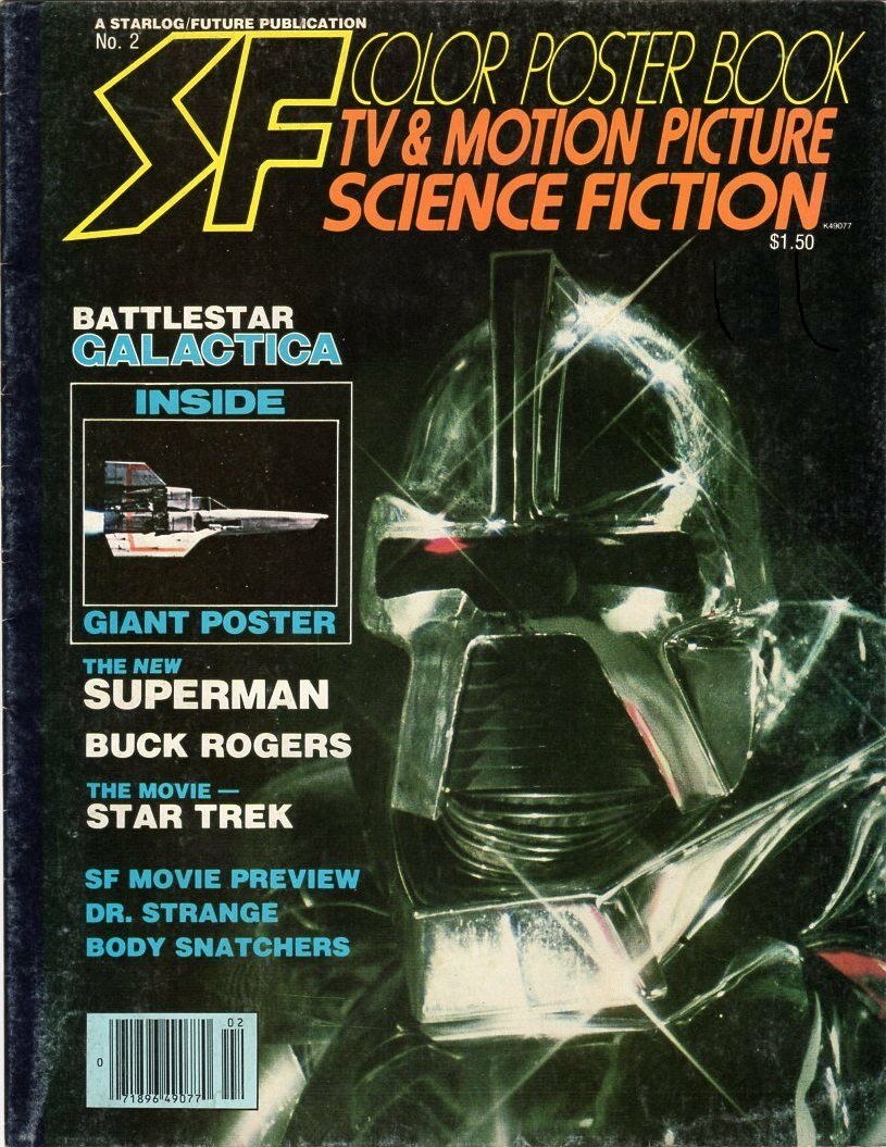 SF COLOR POSTER BOOK magazine side cover Issue 2   1978
